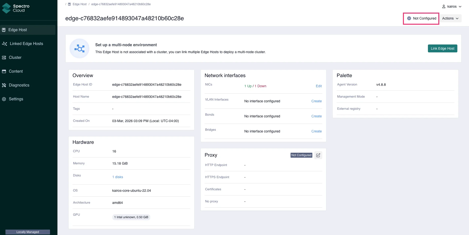 Screenshot showing Edge UI log in